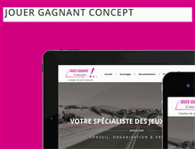 Tablet Screenshot of jouer-gagnant-concept.com